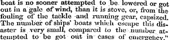 boat is no sooner attempted to be. lower...