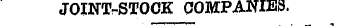 JOINTrSTOCK COMPANIES.