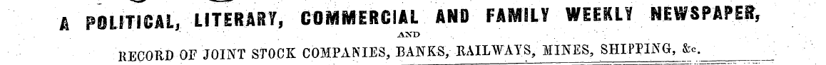 A POLITICAL, LITERARY, COMMERCIAL AND FA...