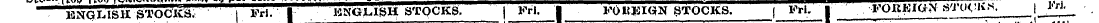 " ENGLISH STOCKS, I Frl. KNOLIS** STOCKS...