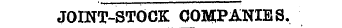 JOINT-STOCK COMPANIES.