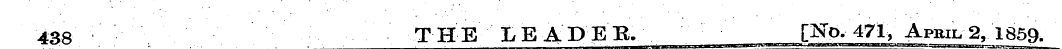 438 THE LEADER. [No-jtTl ^ Ap ril 2, 185...