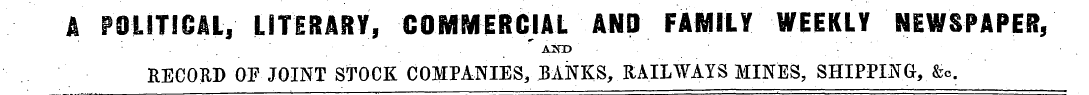 A FOLiTICAL, LITERARY, COMMERCIAL AND FA...