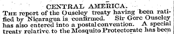 CENTRAL, AMERICA. The report of the Ouse...