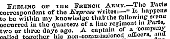 Fkjsmng of the French Ahmv.—-The Pans co...