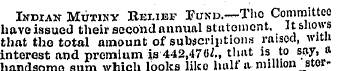 Indian Mutiny Relieit Fund.-—Tho Committ...