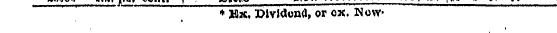 [ • Hx, Dividend, or ox. Now