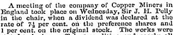 A meeting of the company of Copper Miner...