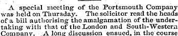 A special meeting of the Portsmouth Comp...