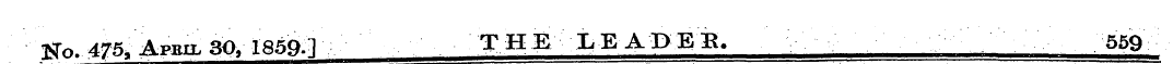 No.. 475, Apeh. 3O .I859.1 THE READER. 5...