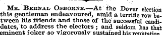 ^ . • Mr. Bebnal Osborke.—At the Dover e...