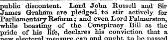 Subl ic discontent. Lord John Russell an...