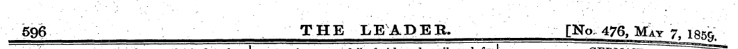 596 THE LEADER. [No , 476, May 7. lAte