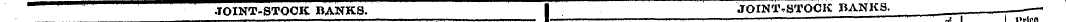 TOINT-STOCK BANKS. JOINT.STOCK BANKS. .—...