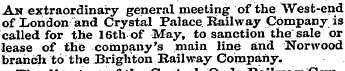 An extraordinary general meeting of the ...