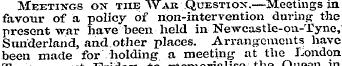 Meetings on the War Question.—Meetings i...