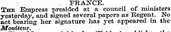FRANCE.-The Empress presided at a counci...