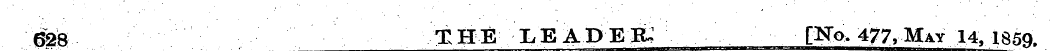 62i8 XHE LEADER: [^o, 477, May 14, 1859.
