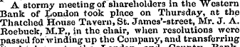 A stormy meeting of shareholders in the ...