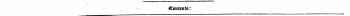 Contents: