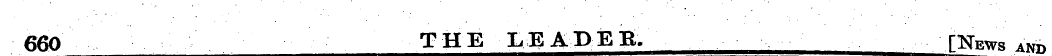 660 ___ THE LEADER. TNews and
