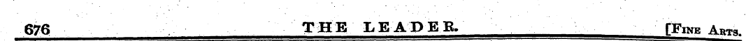676 THE LEADER. FFine Apt«