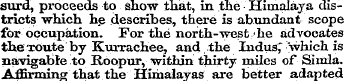 surd, proceeds to show that, in the Hima...