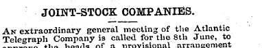 JOINT-STOCK COMPANIES. An extraordinary ...