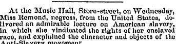 At the Music Hall, Storo-stroct, on Wedn...
