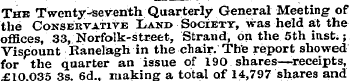 The Twenty-seventh Quarterly General Mee...