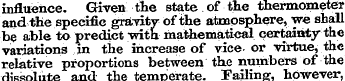 influence. Griven the state of the therm...