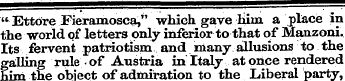 " Ettore Fieramosca," which gave him a p...