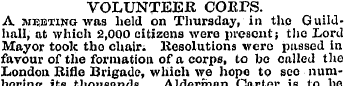 VOLUNTEER COUPS. A j\n$ET«tfG was held o...