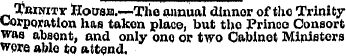 tftoiTir ftotren.—-The annual dinner of ...
