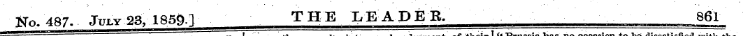 No. 487. JUJLY23, 1859] THE LEADER. 861 ...