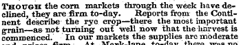 Though the corn markets through the week...
