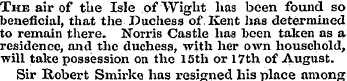 The air of the Isle of "Wight has been f...