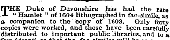 w THE Duke of Devonshire has had the rar...