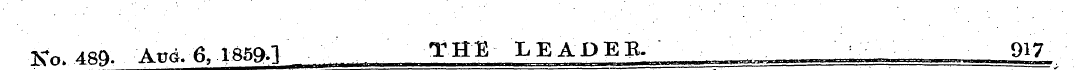 Ko.489. Aoa. 6, 1859.1 THE LEADEB. __91Z...