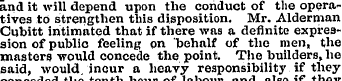 and it will depend upon the conduct of t...