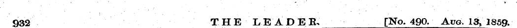 932 THE LE1DEE, [No. 490. Aug. 13 * 185 ...