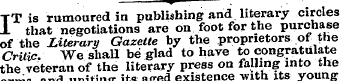 ^ . TT is rumoured in publishing and lit...