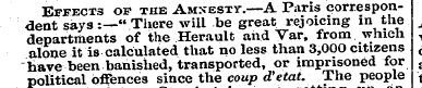 Effects of the Amxesttt.—A Paris corresp...