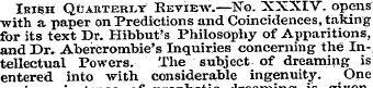 Irish Quarterly Review.—N"o. XXXIV. open...
