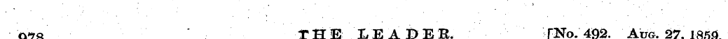 978 THE I/EABEB. [No. 492. Aug. 27, 1850...