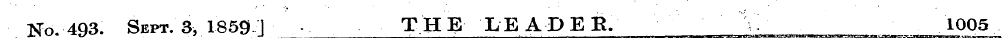 TsTo.493. Sept. 3, 1859] THE LEADER. 100...