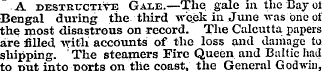 A destructive Gale.—The gale in the Cay ...