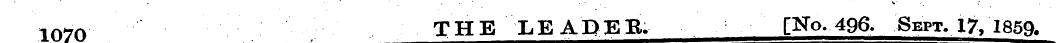 ¦ ¦ , v . ' 1070 THE LEADEB, [No. 496. S...