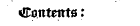 Contents: