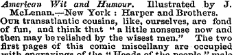 American Wit and Humour. Illustrated by ...
